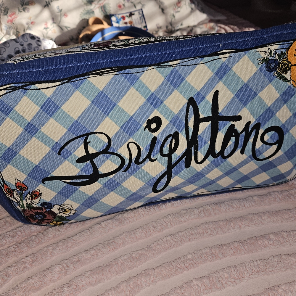 Brighton Yellow and Blue Floral Tote Bag - Picture 2 of 3